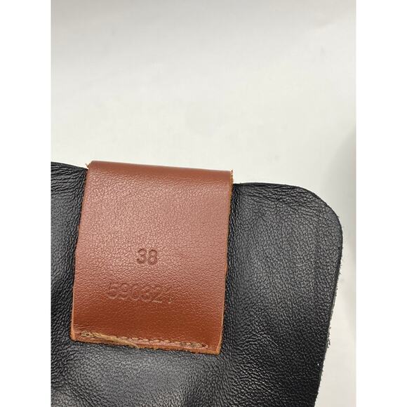 LOEWE Women's Navy-White Printed Suede Leather Ballet Runner Sneakers SZ 38(US8) - Picture 12 of 14